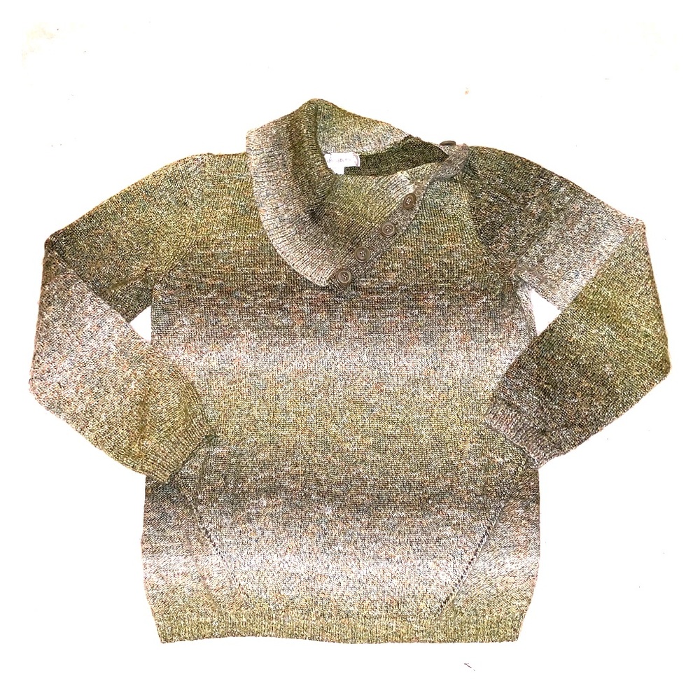 Dress Barn Green Ombré Sweater